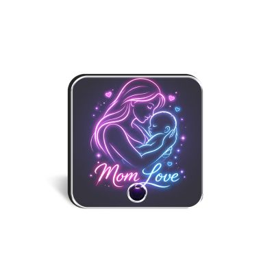 Mom Love Personalized Musical Fridge Magnet  Rechargeable  Gift for Mom